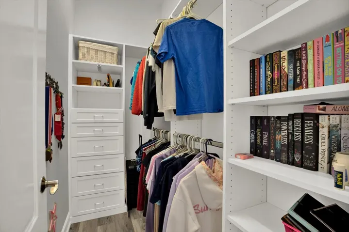 Guest bedroom 1 walk-in closet