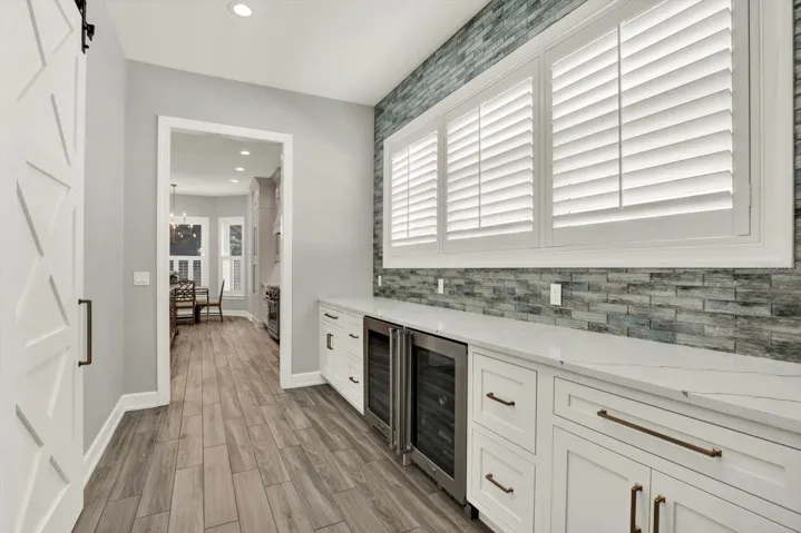 Butlers Pantry between kitchen and dining room