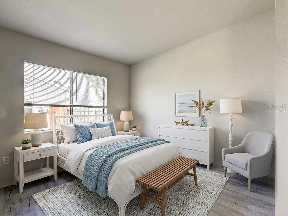 Second bedroom virtually staged