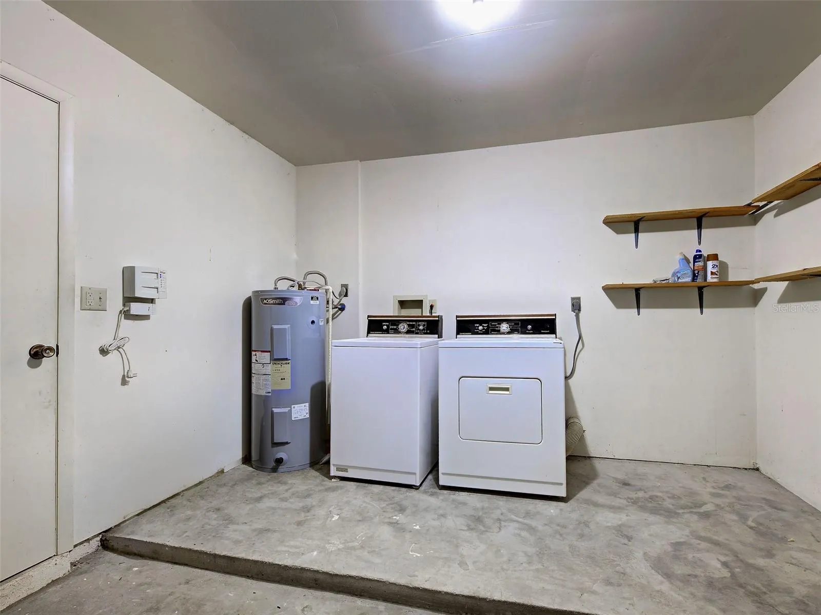 Laundry in Garage
