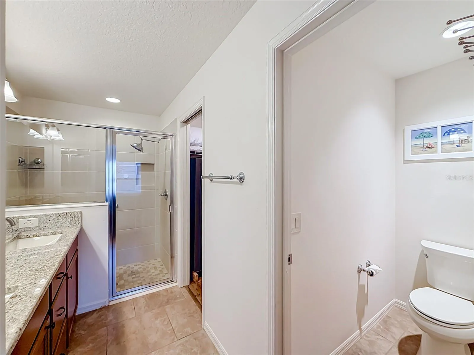 Primary bathroom with water closet