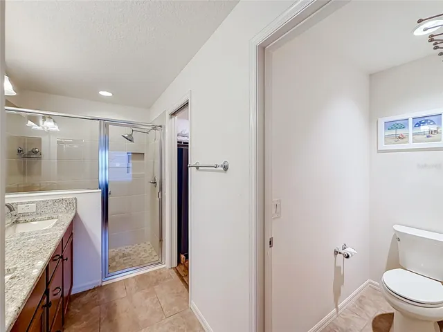 Primary bathroom with water closet