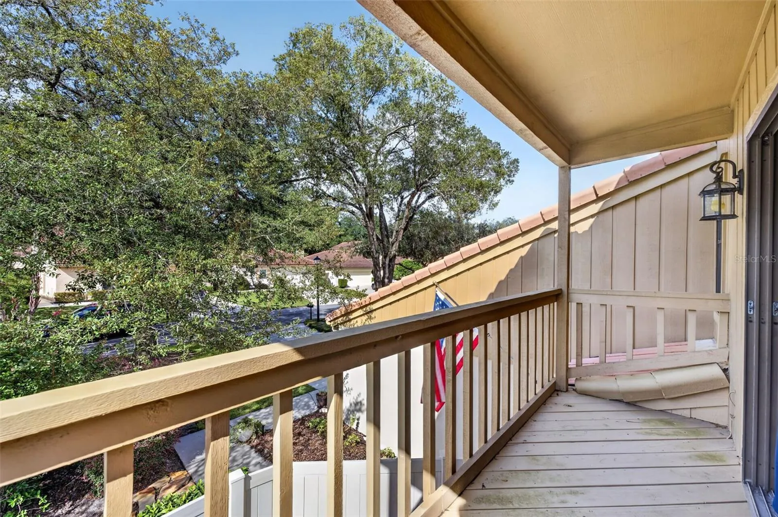 Second Story Balcony off of guest room.