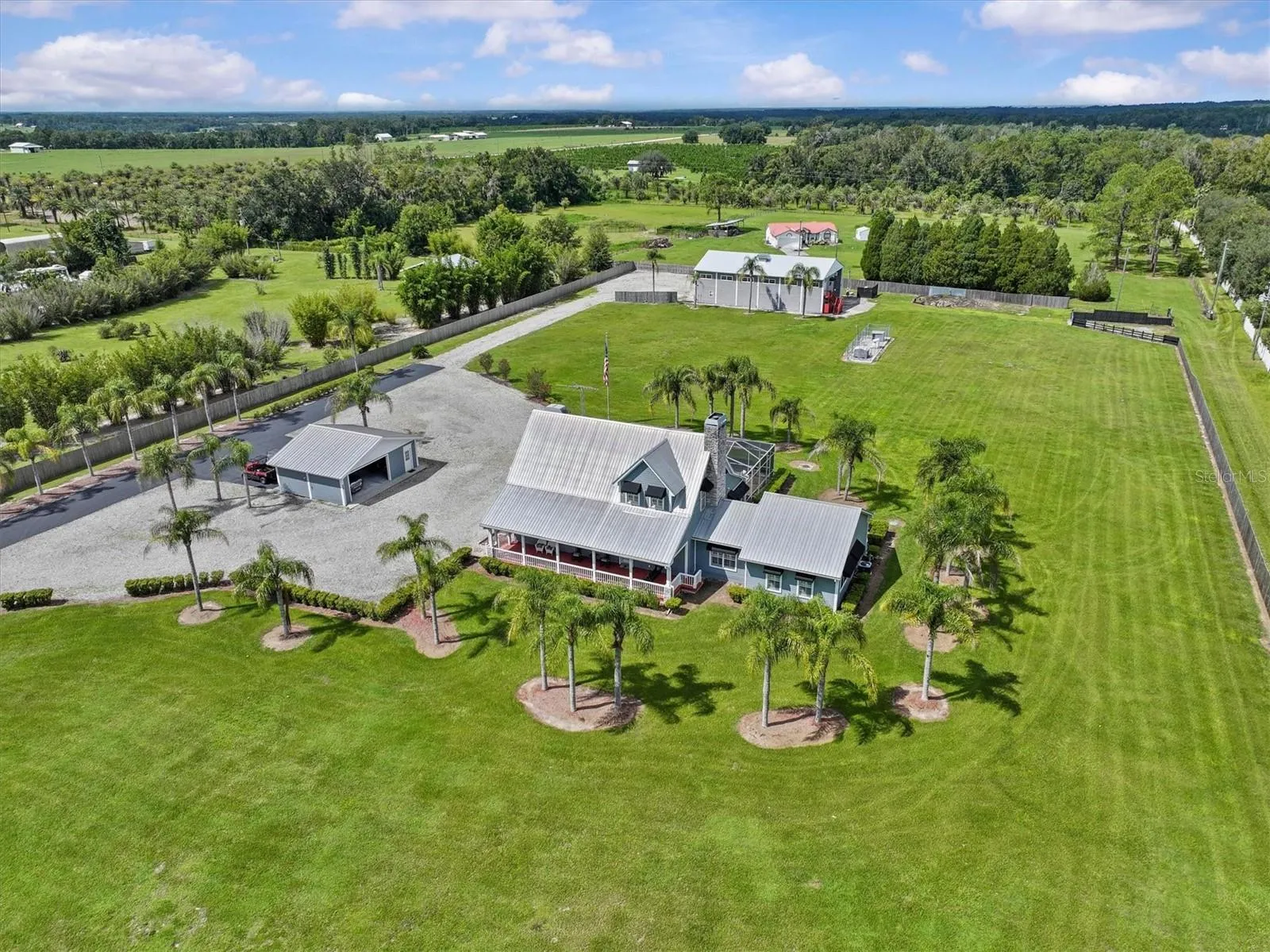 Aerial of Property &amp; Buildings