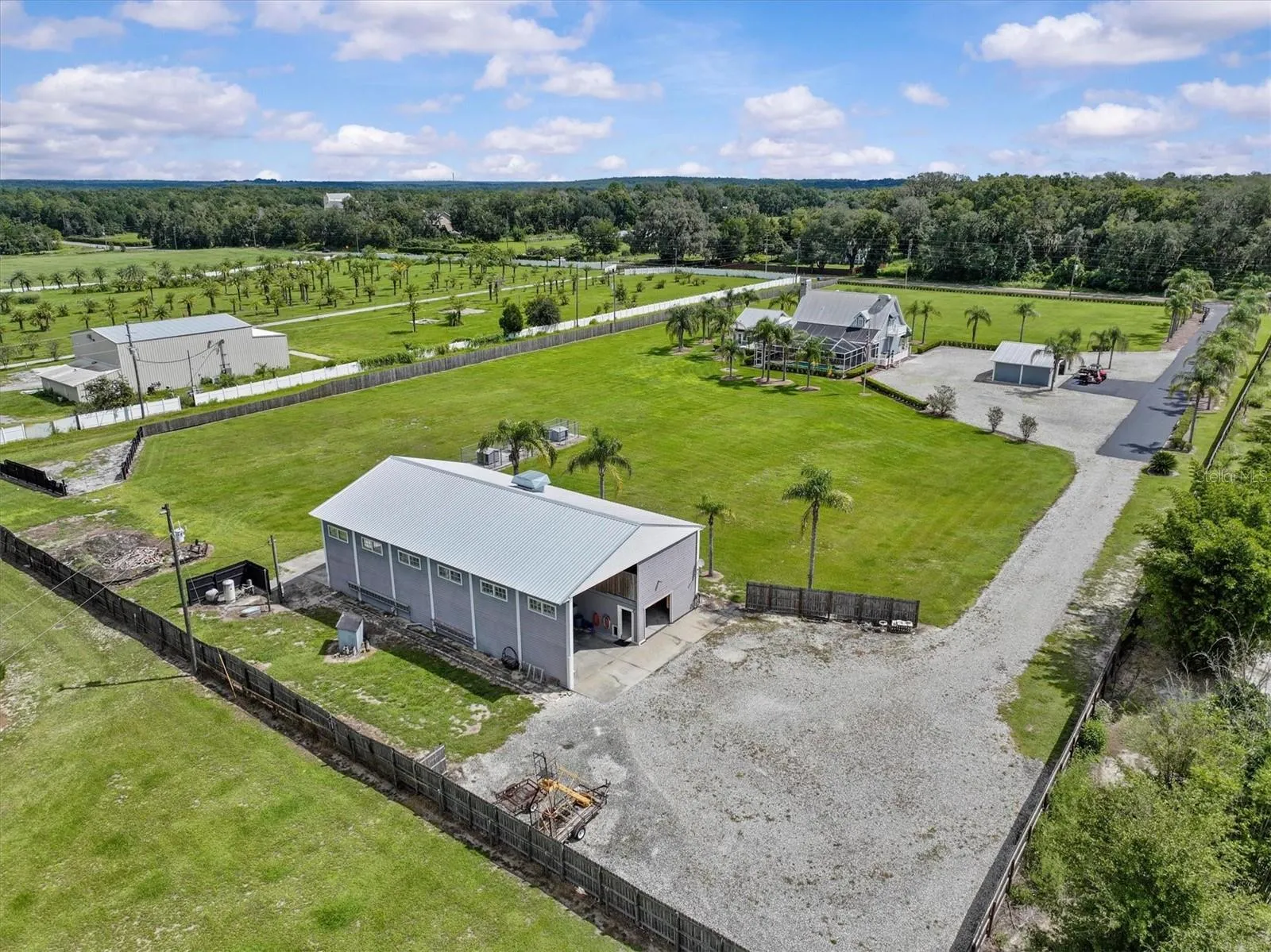 Aerial of RV Barn
