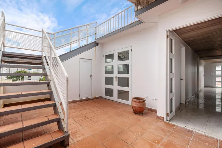 Back terrace