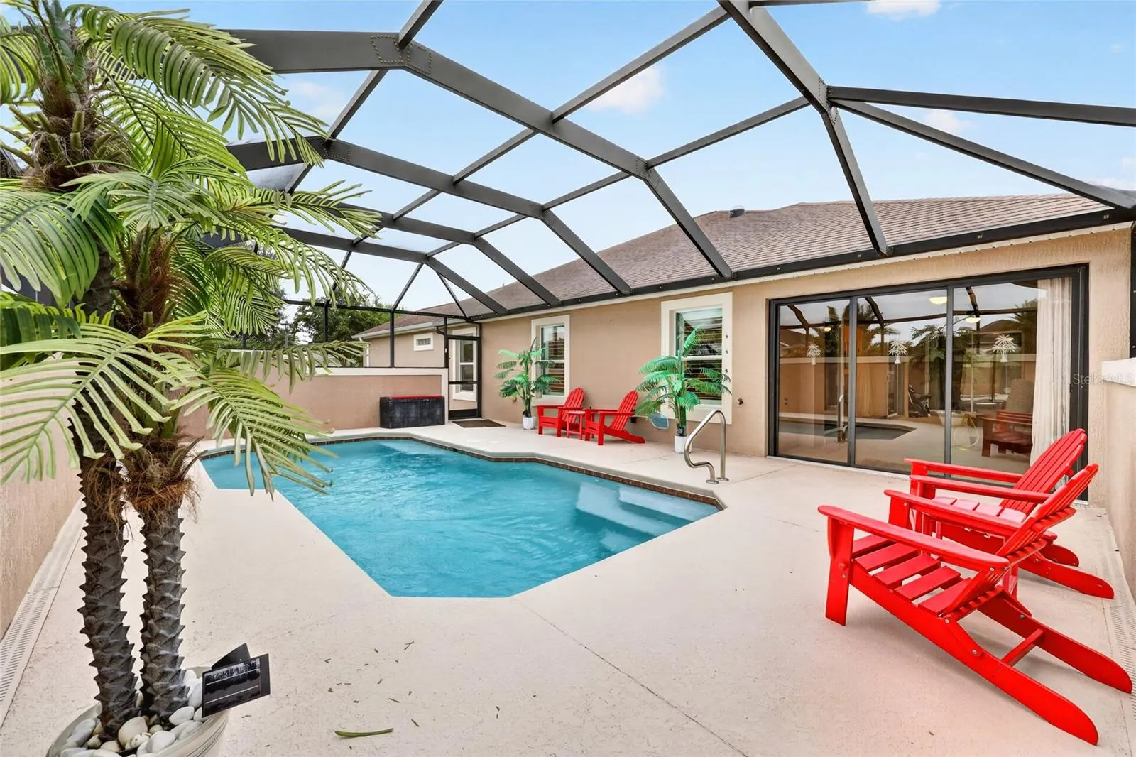 Glass Sliders to Florida Room