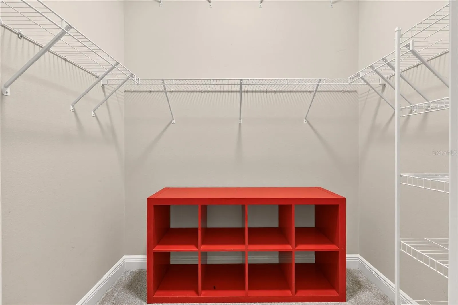 Closet with Wire Shelving