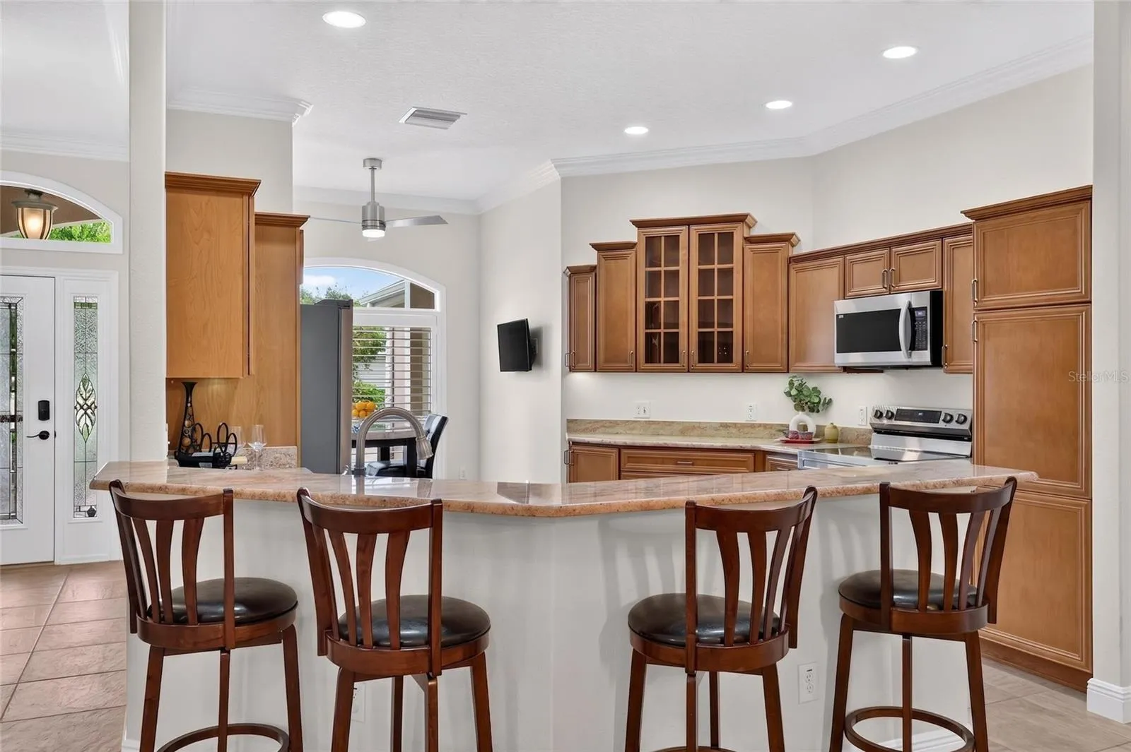 Granite Countertops, Under and Over Cabinet Lighting
