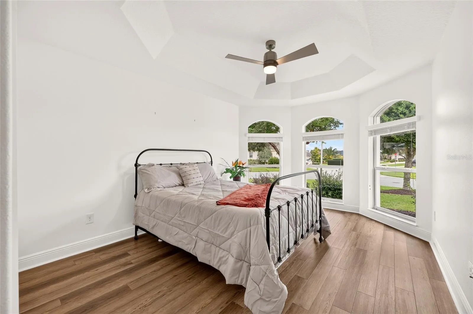 Bedroom 2 with Bay Windows to Front Yard