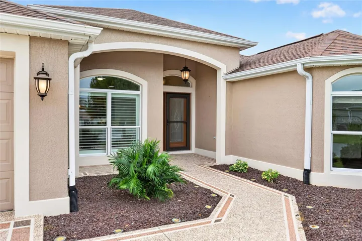 Painted Driveway, Walkway & Front Porch