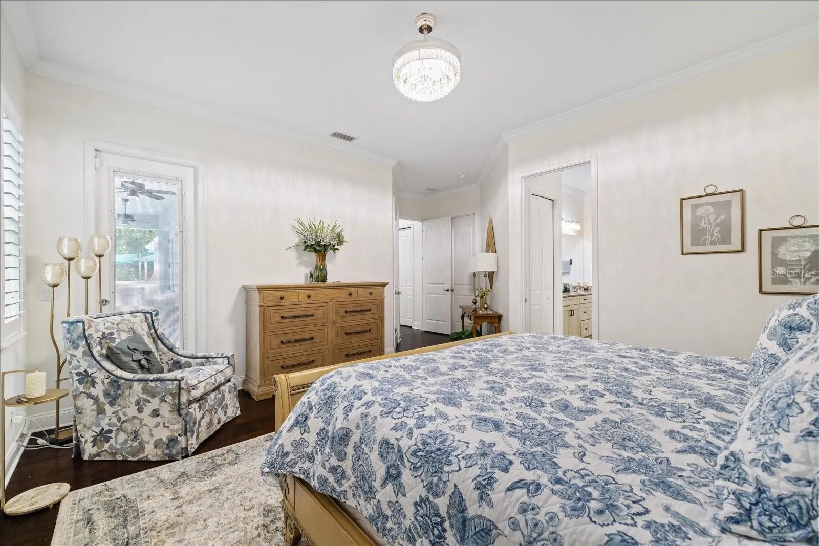 Primary Bedroom &amp; private exterior entry