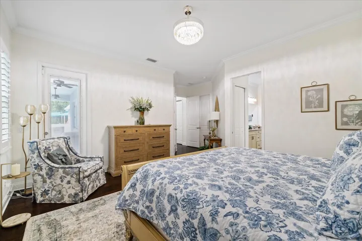 Primary Bedroom &amp; private exterior entry