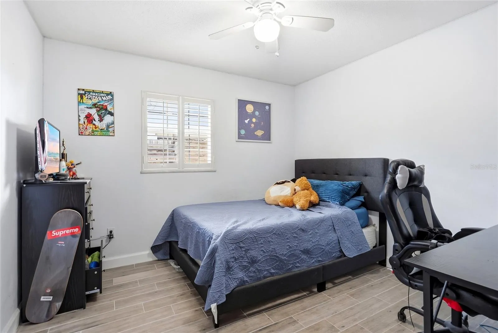 An additional bedroom offers a comfortable space to make your own.