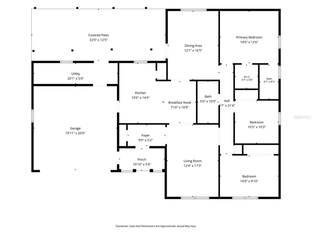 4542 Flagg Street, Orlando, FL 32812 Floor plan