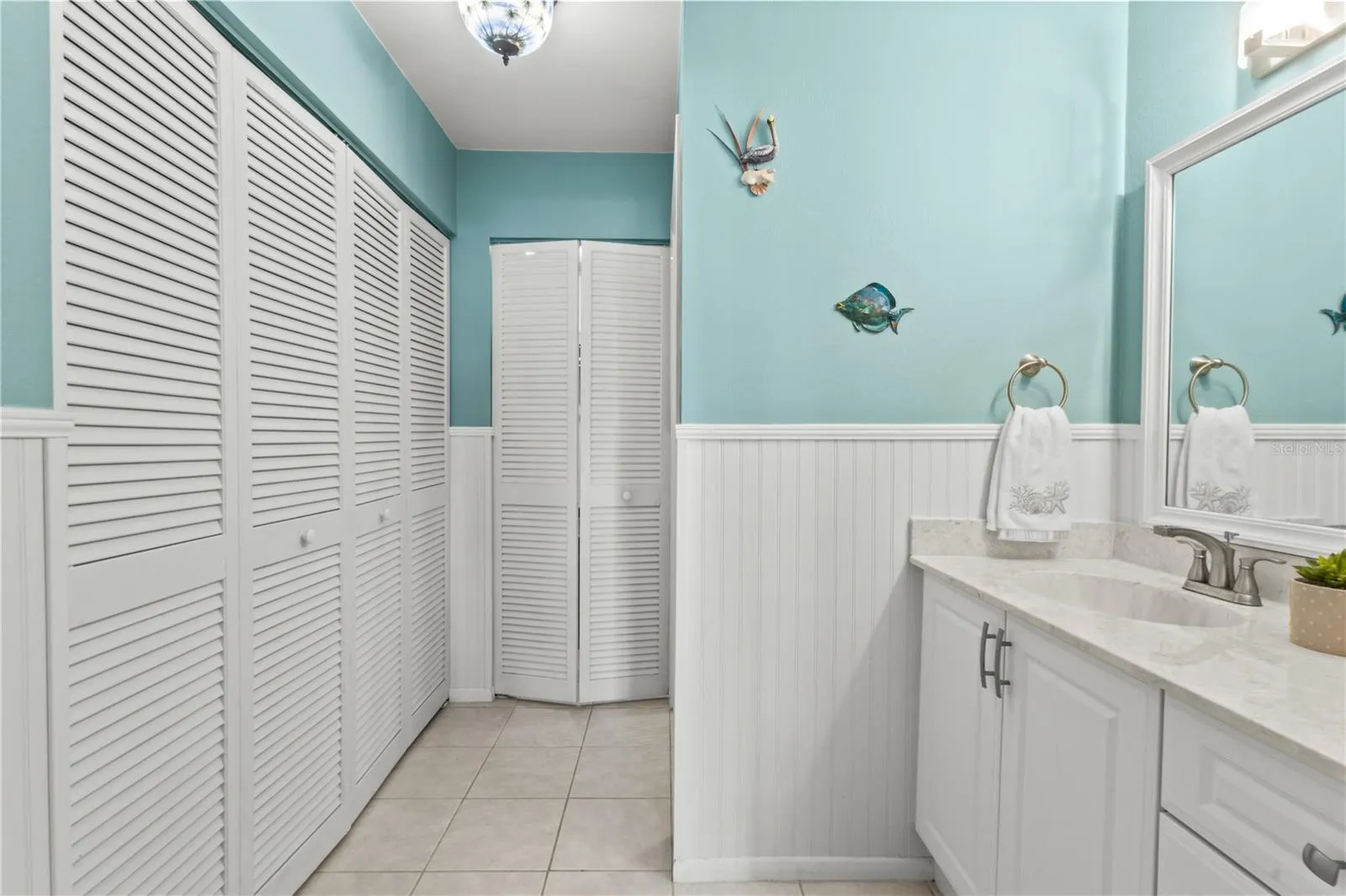 Primary Bathroom with 2 closets