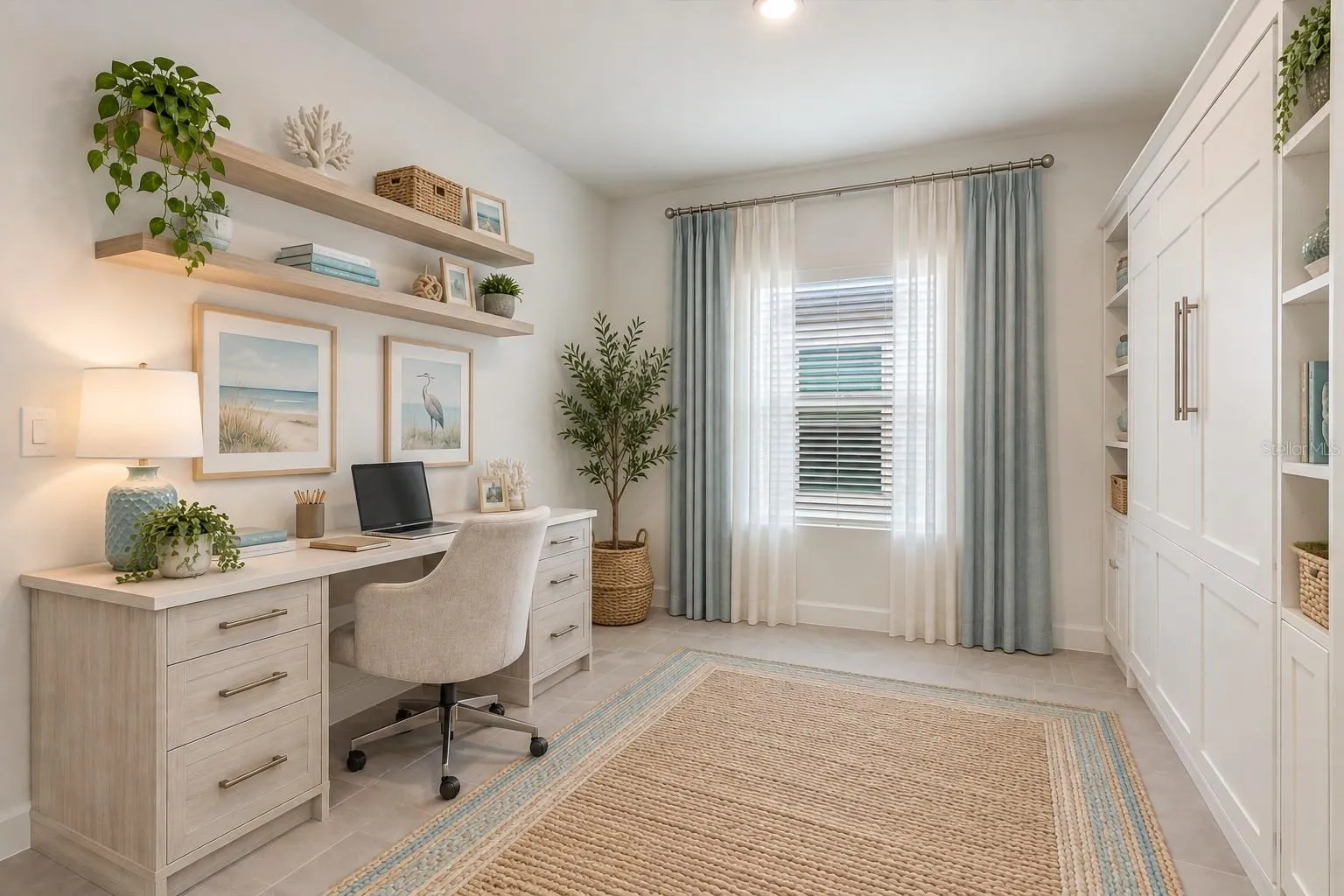 Flex space virtually designed as office