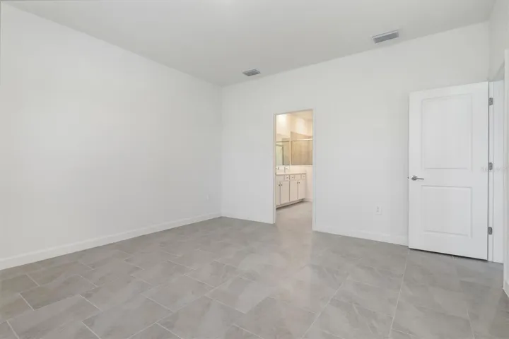 Owner's suite bath and walk-in closet access