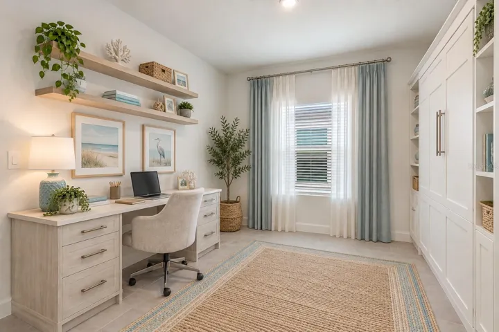 Flex space virtually designed as office
