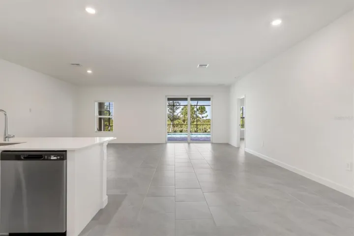 View coming in from front door