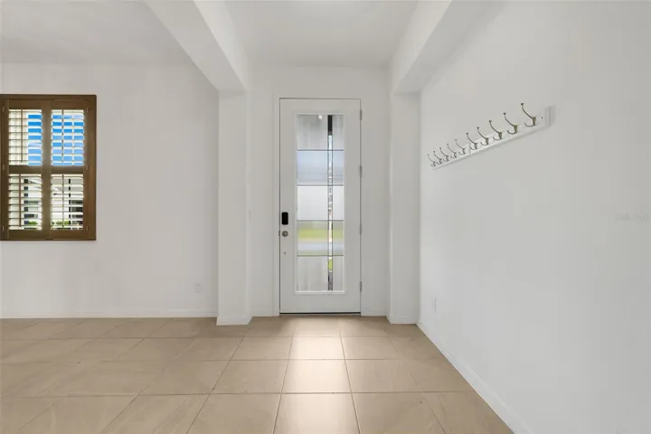Foyer, and the dining room is to the left.