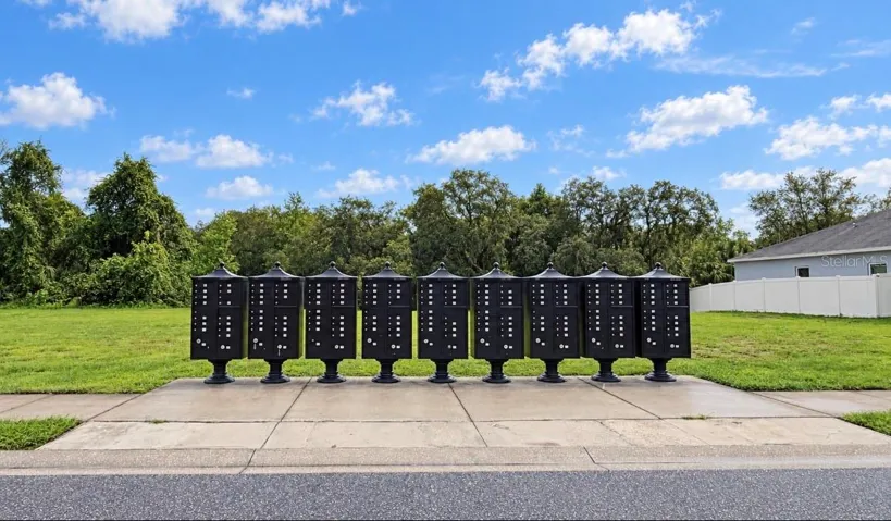 Mailboxes for the entire community.