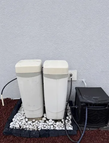 Water filter and softener.