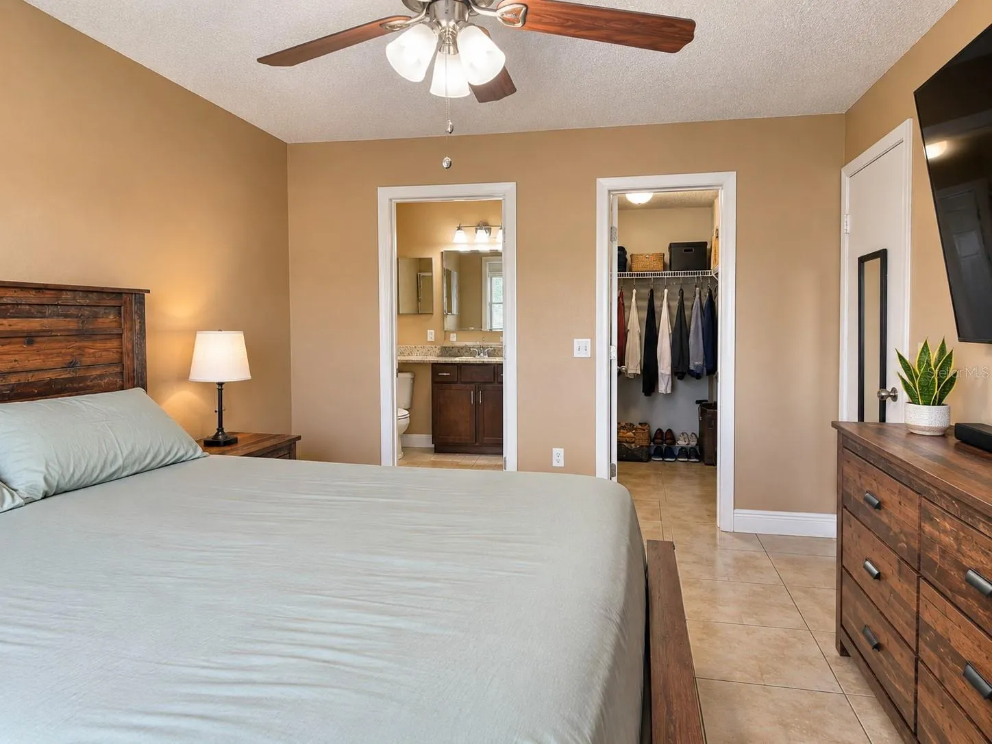 Master Bedroom with Walk In closet and Bath