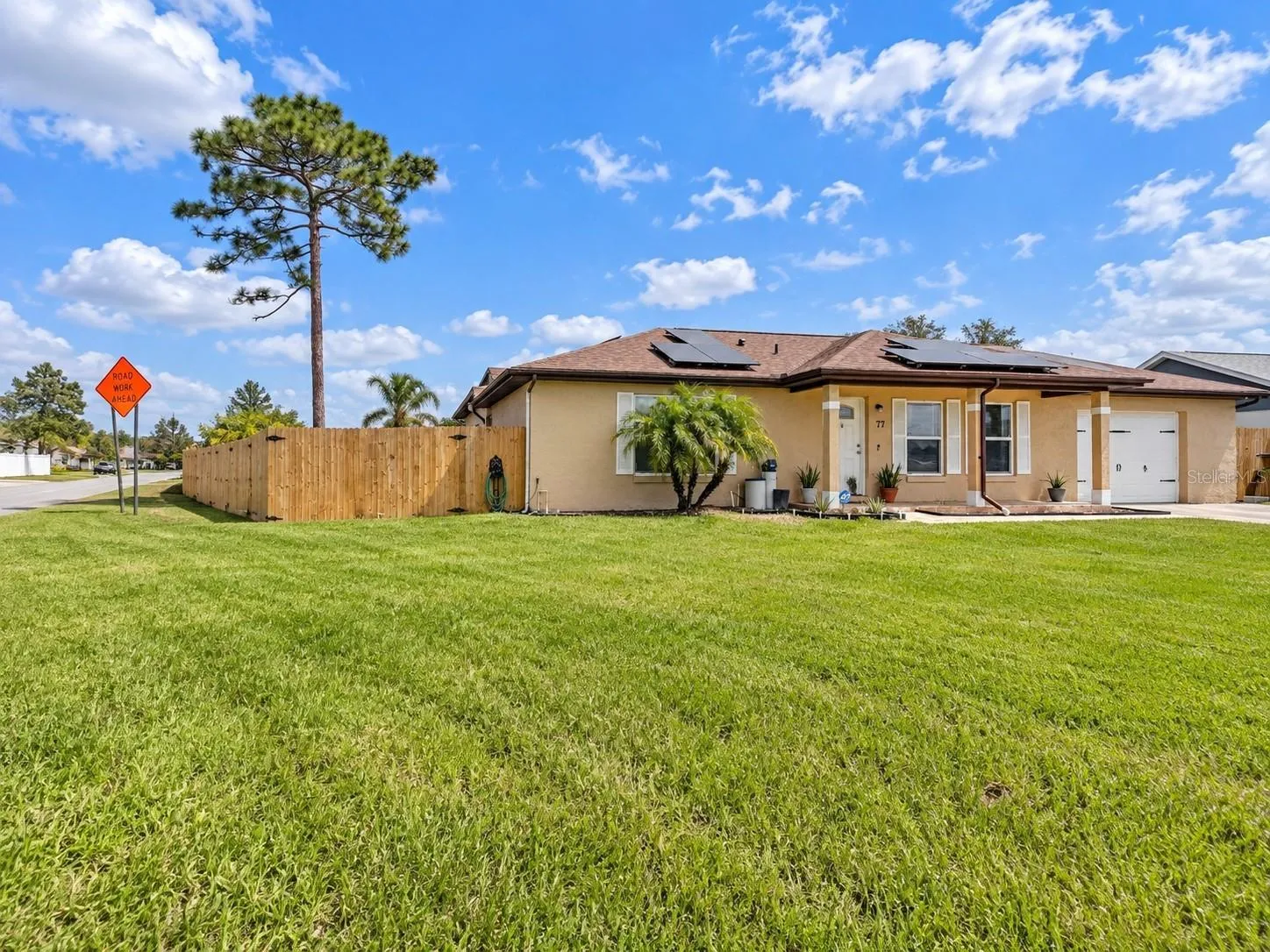 Spacious corner lot!
