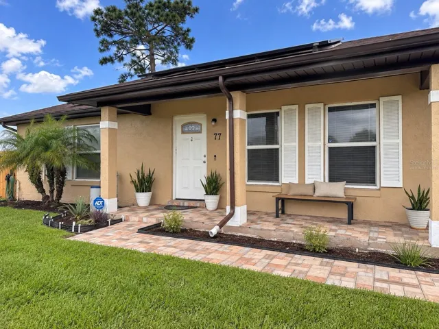 Welcoming front porch!Virtually Staged.