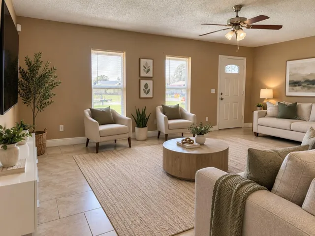 Spacious living ready for your personal touch.