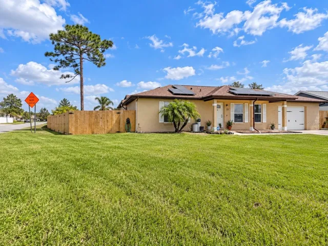 Spacious corner lot!