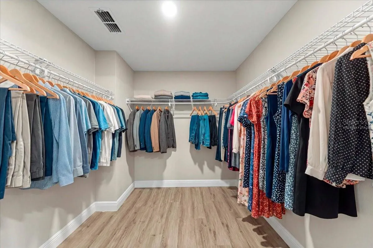 Virtually Staged.  Oversized walk- in closet