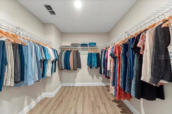 Virtually Staged.  Oversized walk- in closet