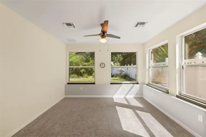 Flex space in master - tons of natural light