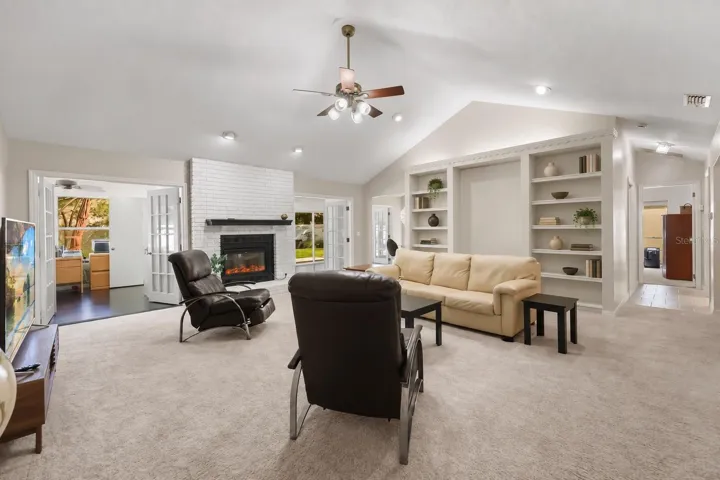 Living room, fire place takes center stage