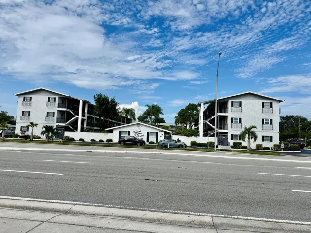 East side of bldg.