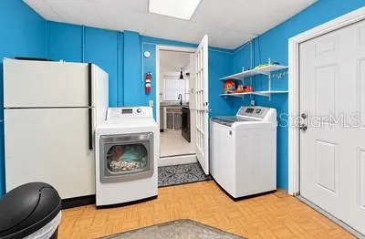 Laundry in Garage