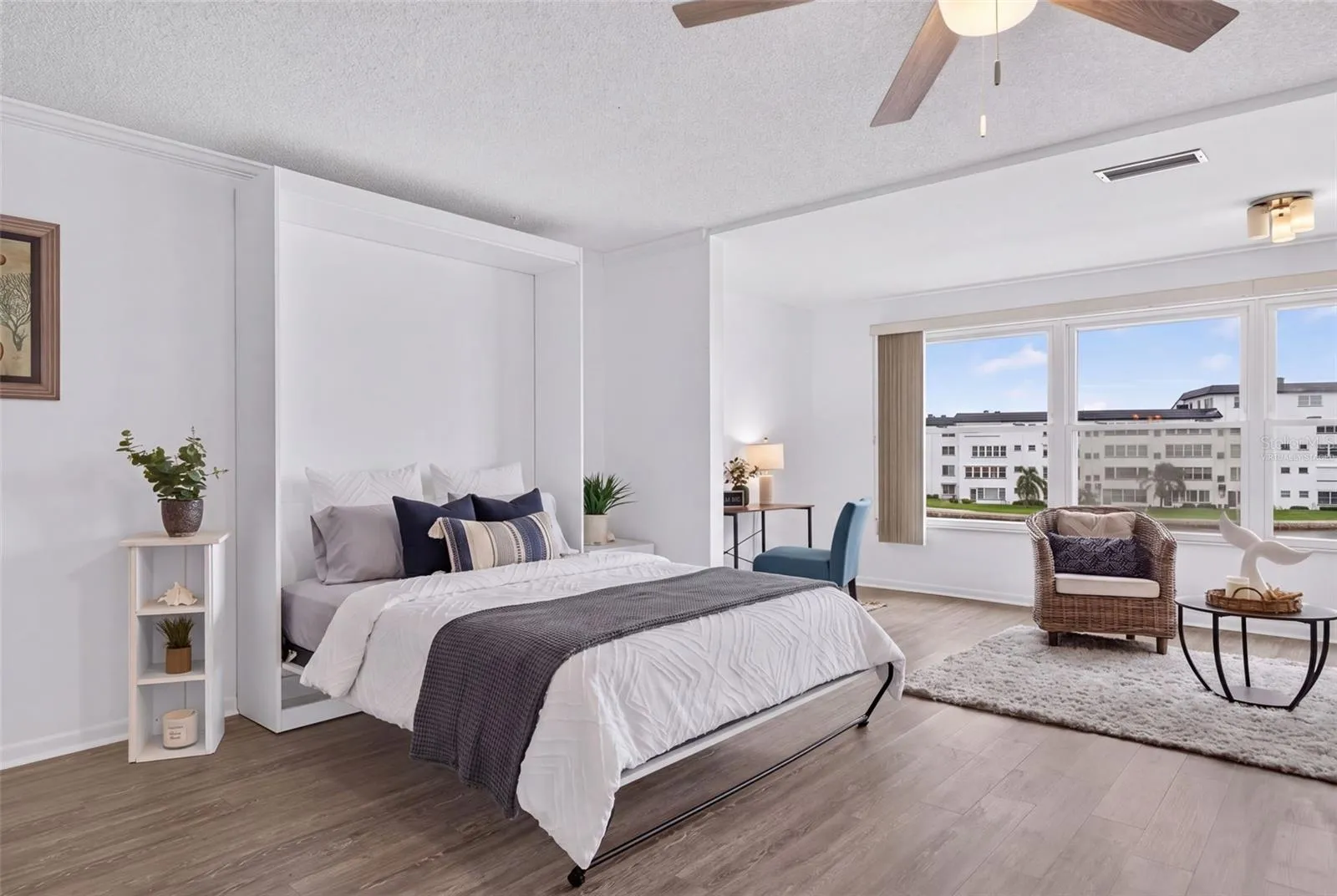 linens are virtually staged
