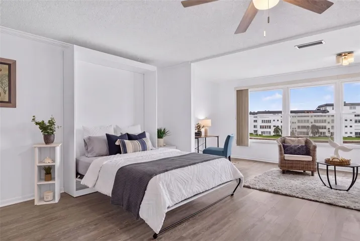 linens are virtually staged