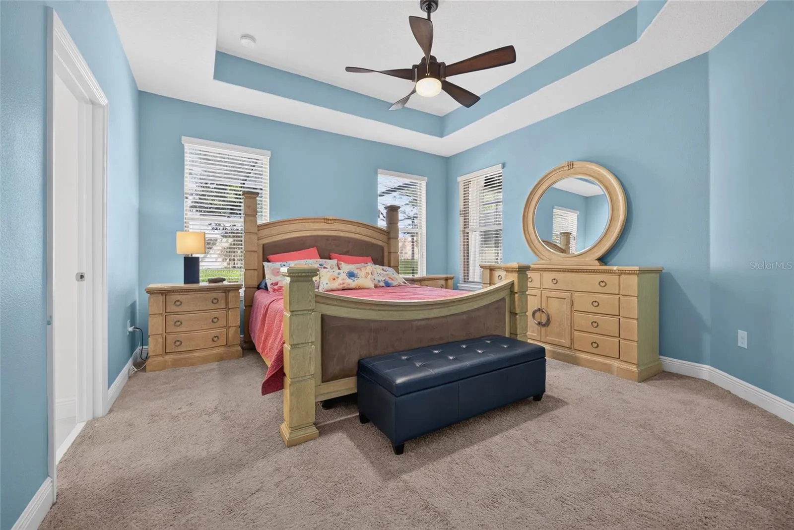 Tray Ceiling in Primary Bedroom