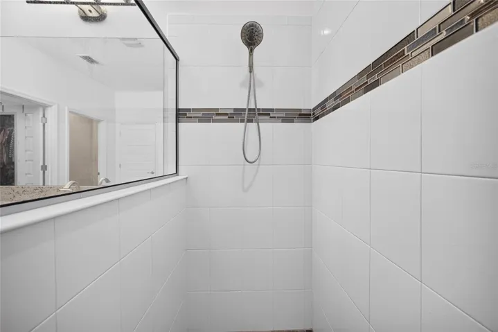Spacious Primary Bath Shower