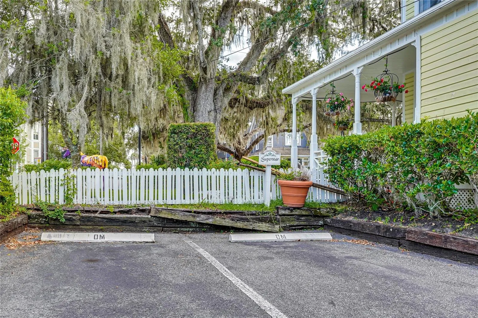 Parking Area and Side Entry