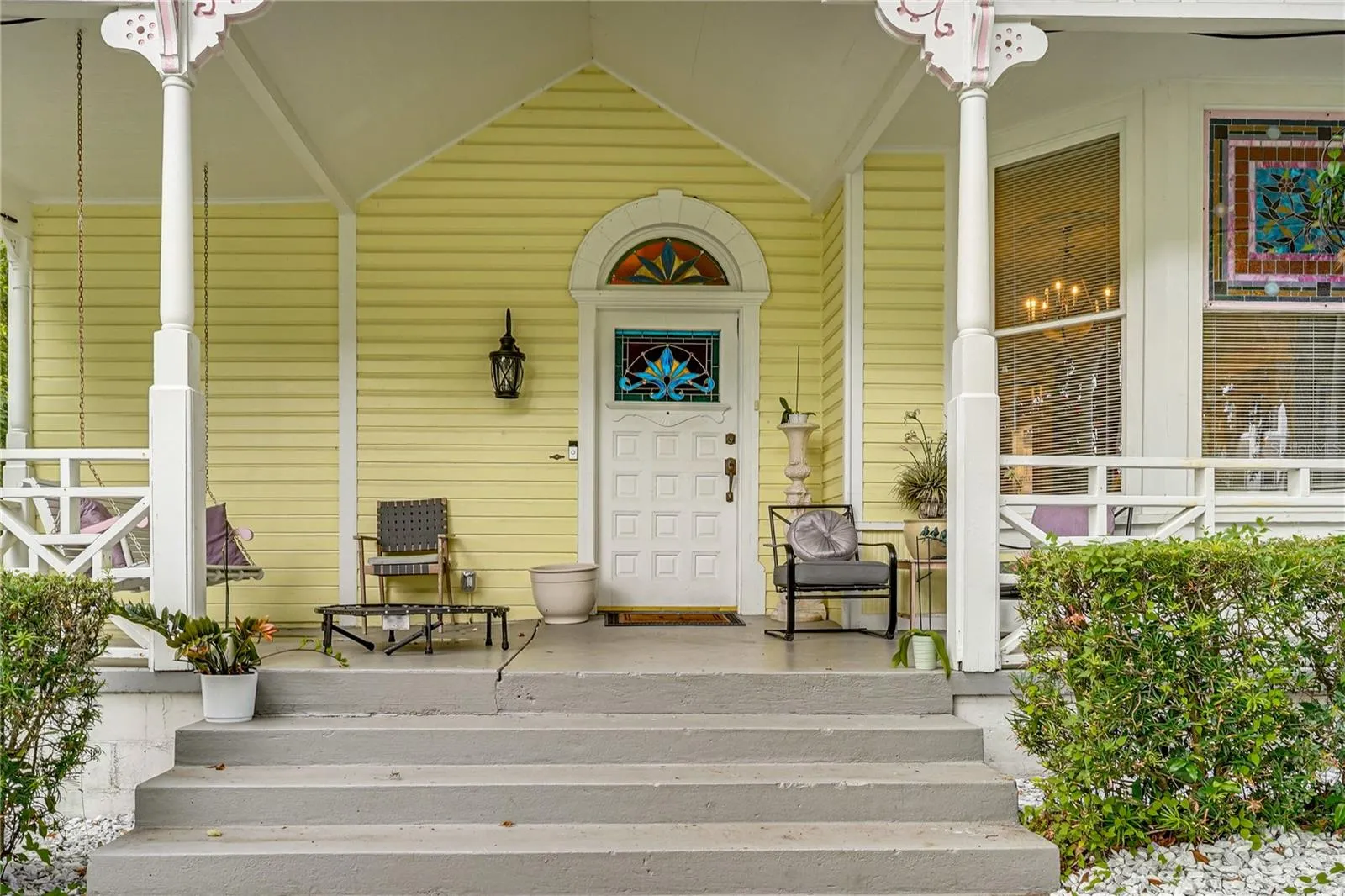 Covered Front Porch and Main Entry