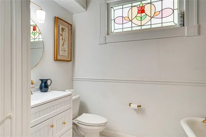 Updated Powder Room with Modern Fixtures