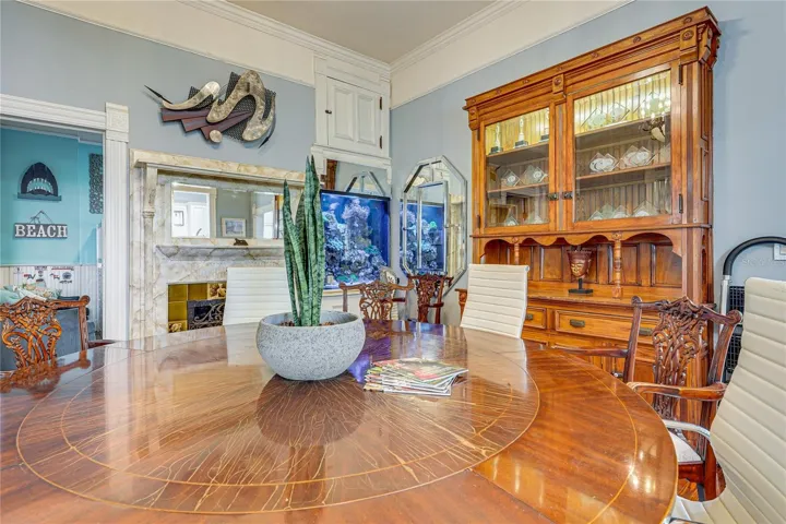 Formal Dining Room and Built-In Cabinetry