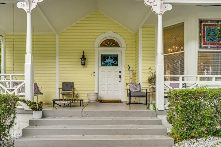 Covered Front Porch and Main Entry