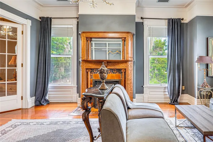 Sitting Room with Tall Windows