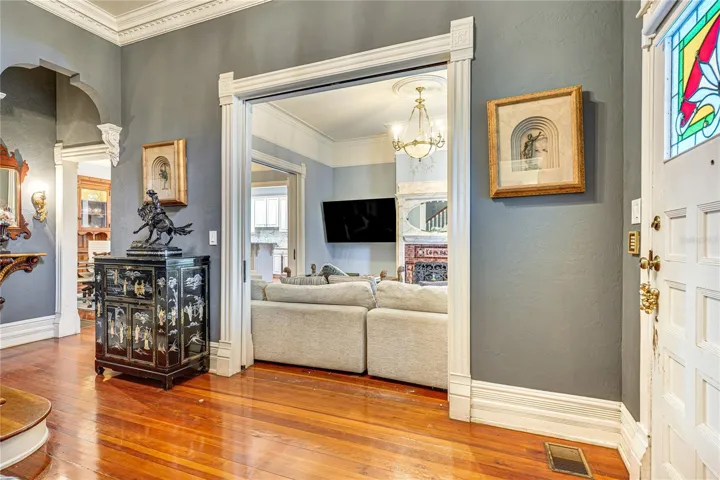 Entry Hall Opening to Living Room