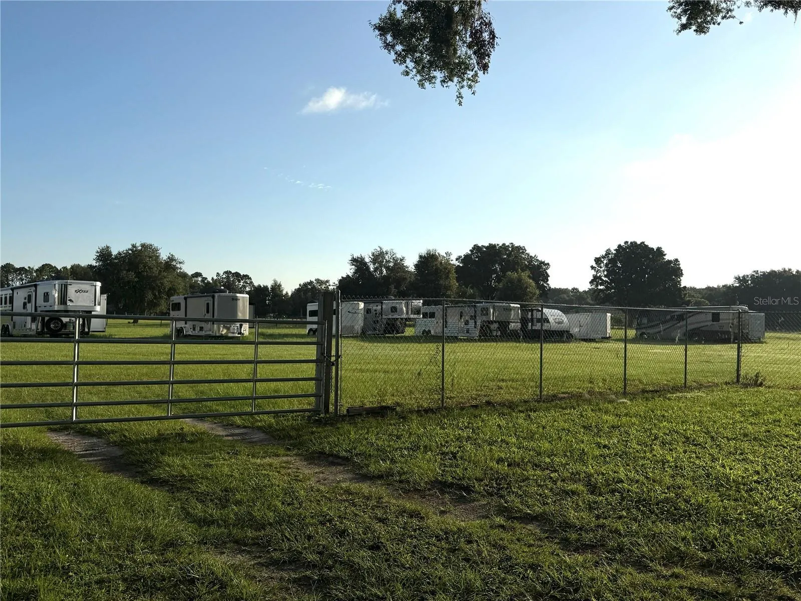 Trailer storage area